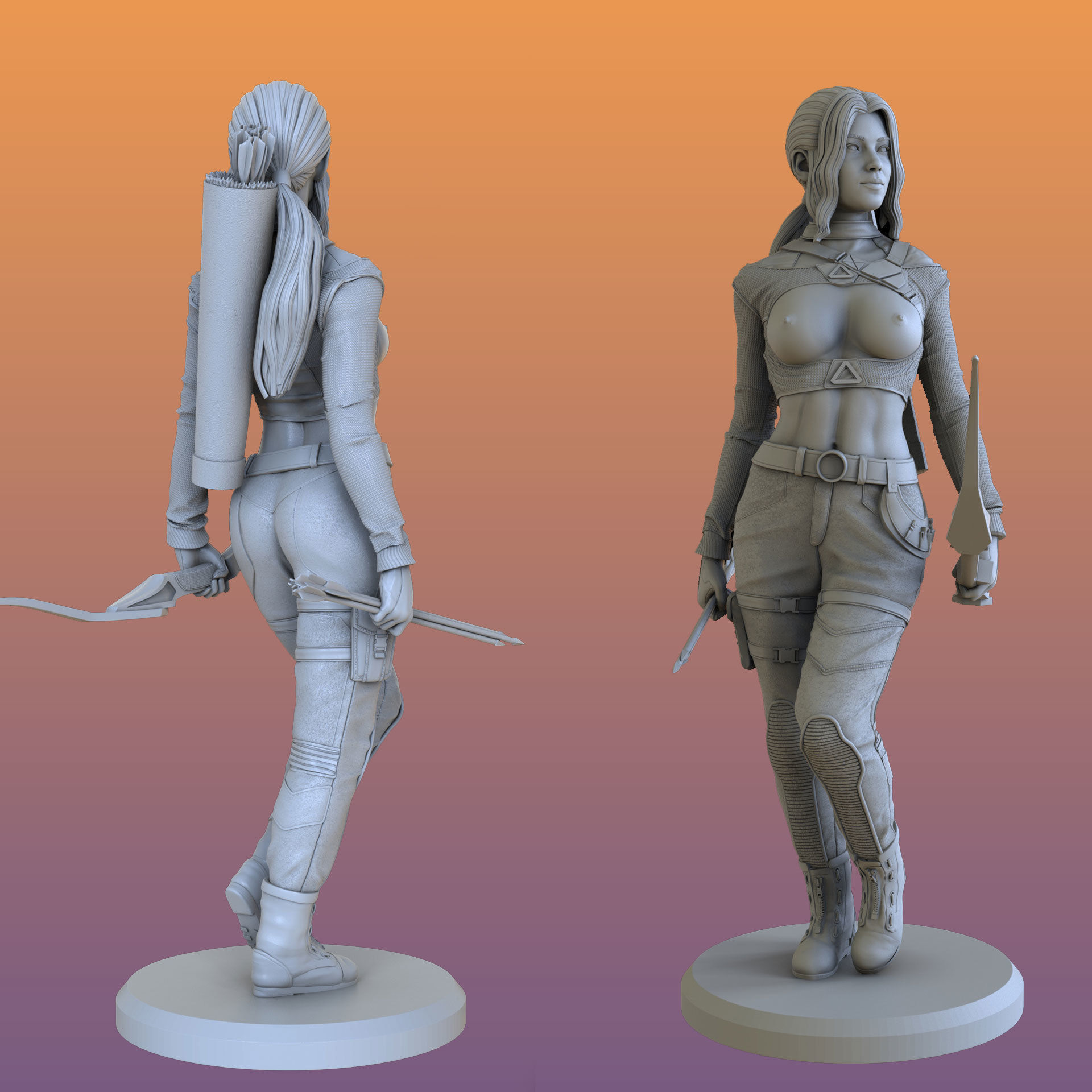 HAWKEYE - KATE BISHOP 3D print model_5