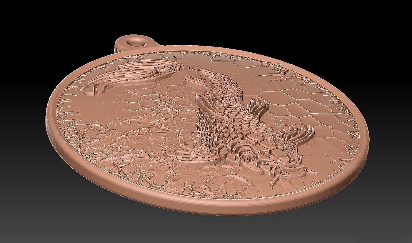 HM Fish Keychain 02 3D print model_5