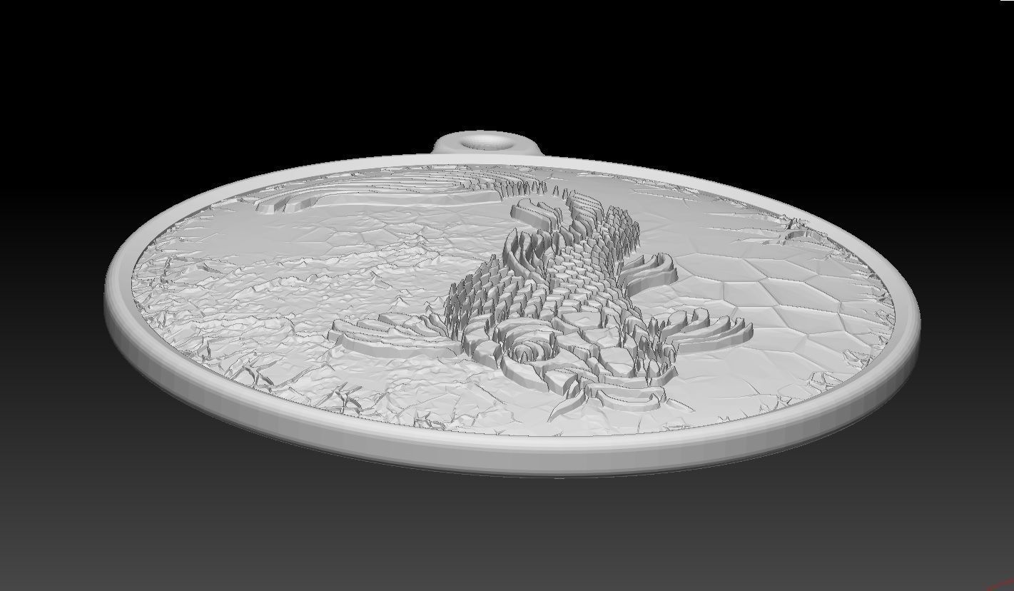 HM Fish Keychain 02 3D print model_8