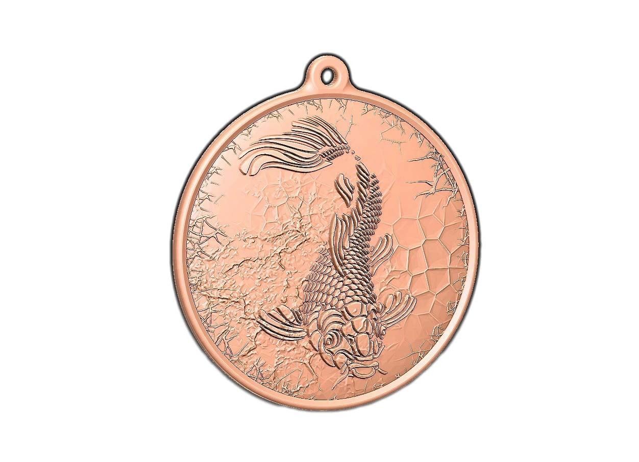 HM Fish Keychain 02 3D print model_10