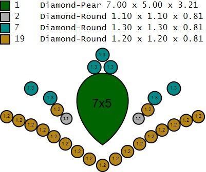Crown ring silver gold sterling printable jewelry 3D model 3D print model_8