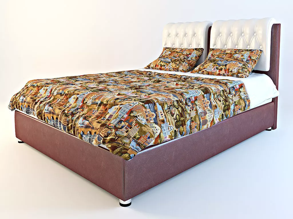 Bed Veda 5 3D model_0
