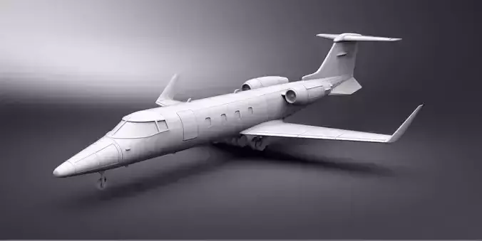 Learjet 55c Scale model