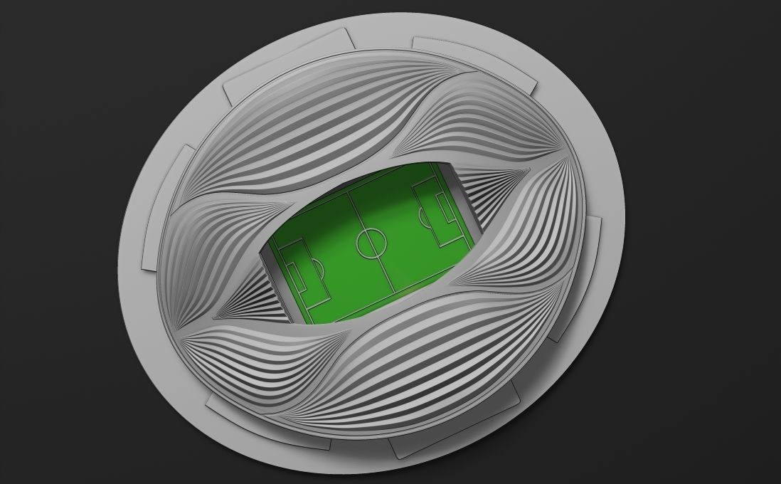 Al Janoub stadium 3D print model_2