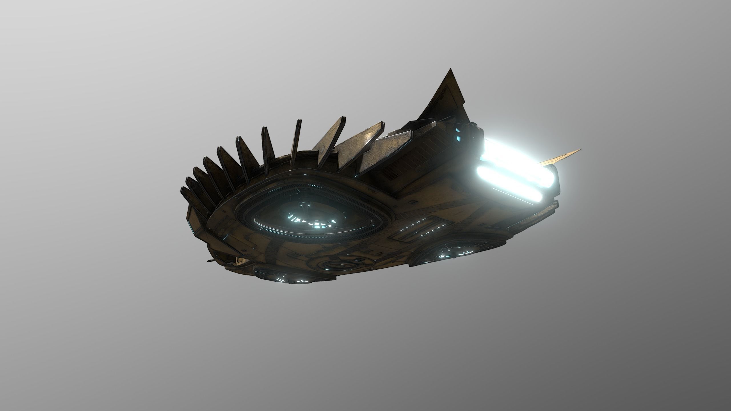 41Royal-Talon spaceship 3D model_1