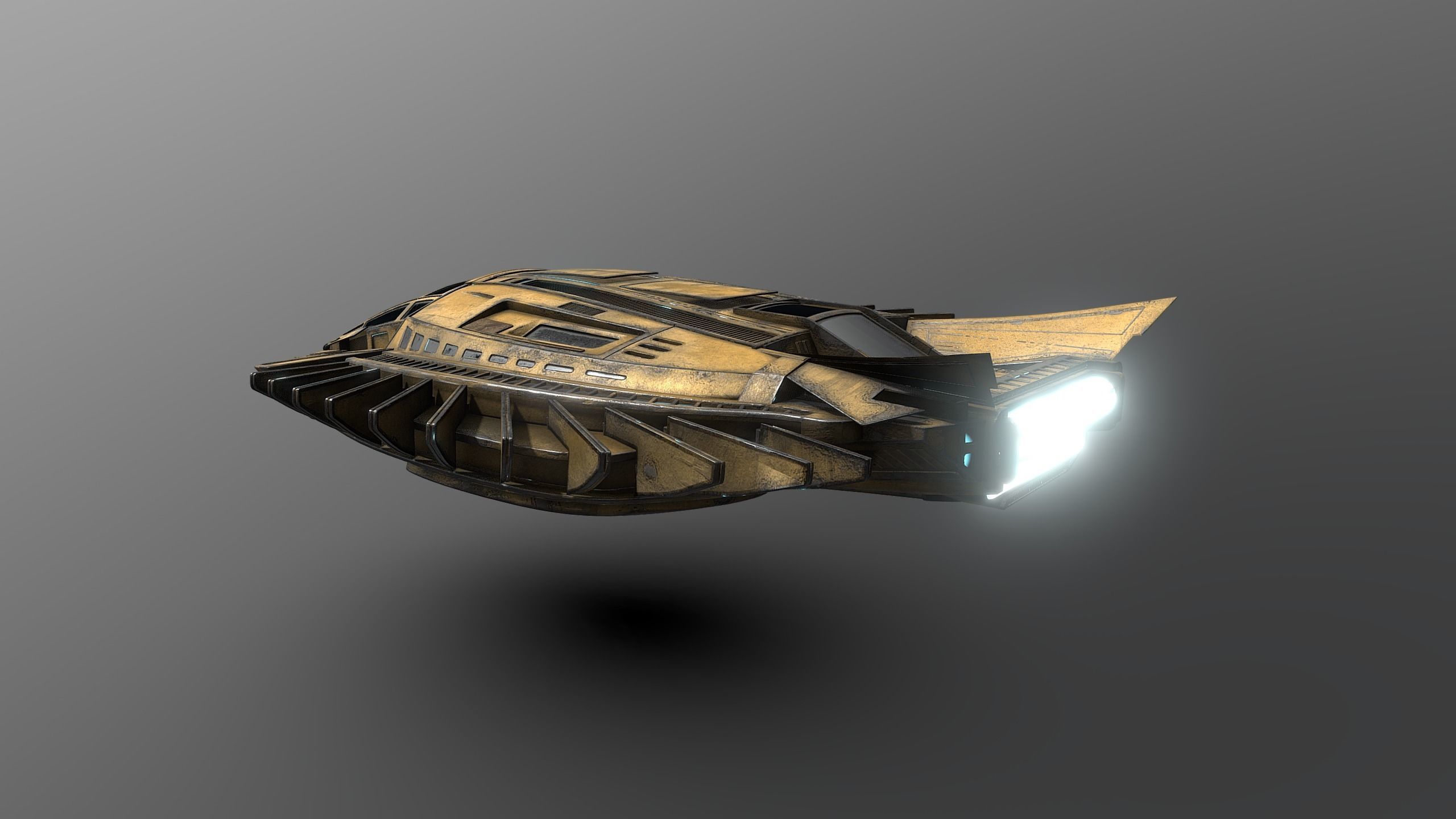 41Royal-Talon spaceship 3D model_3