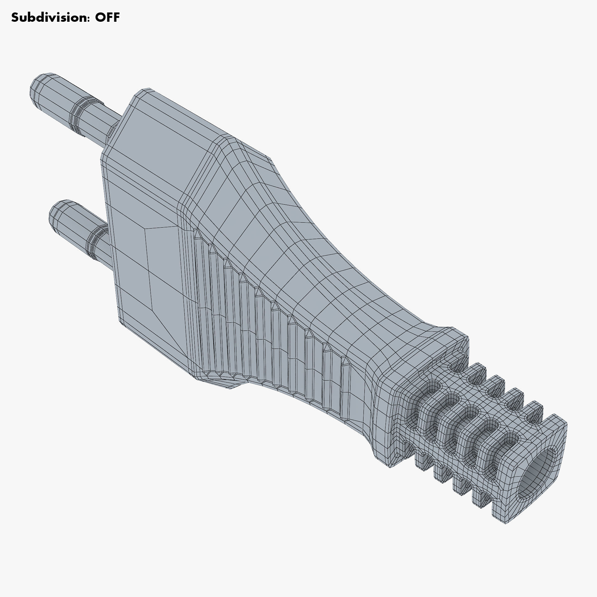 Europlug v 1 EU Plug 3D model_18