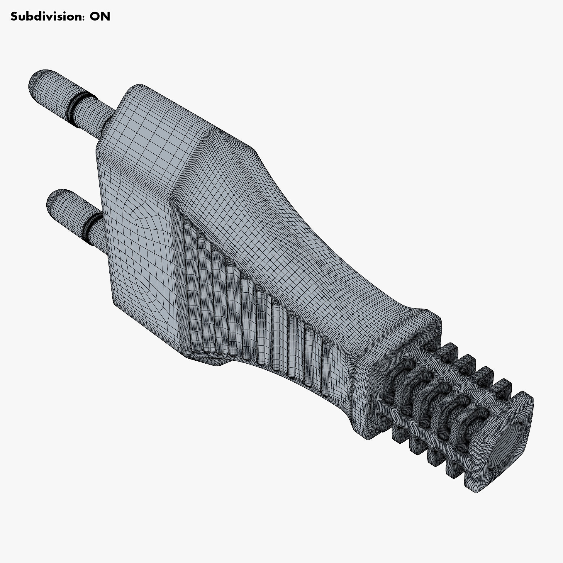 Europlug v 1 EU Plug 3D model_17
