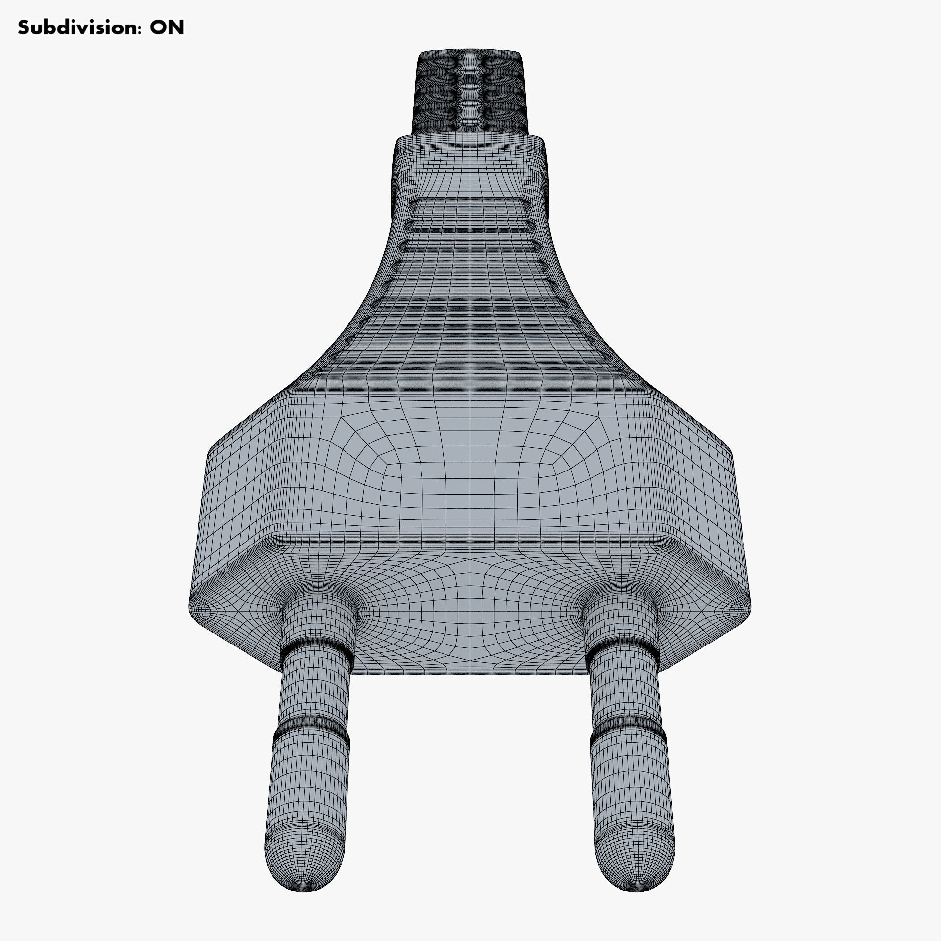Europlug v 1 EU Plug 3D model_15