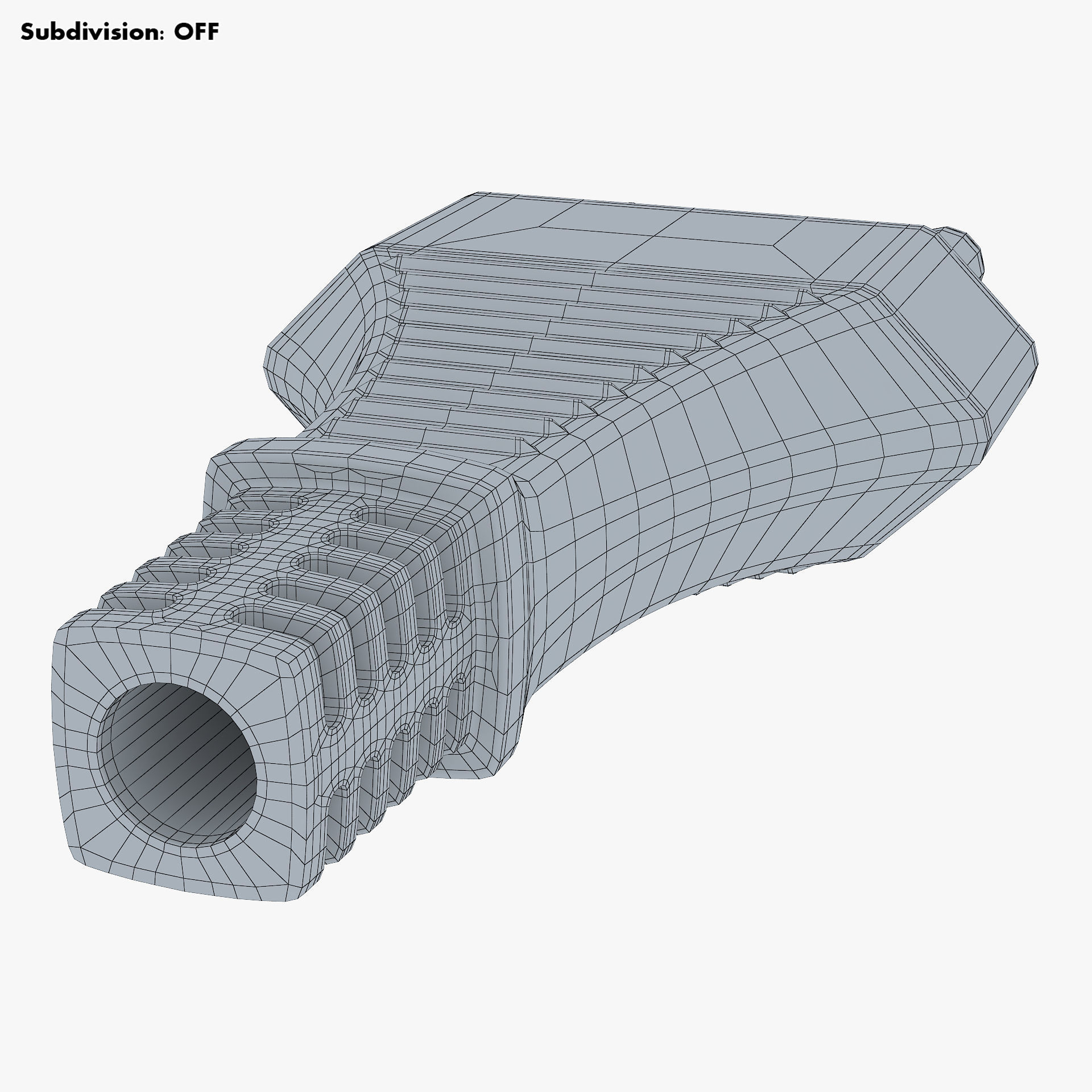 Europlug v 1 EU Plug 3D model_14