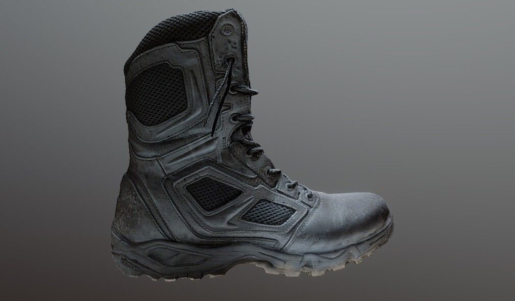 Magnum Elite Spider 8 boot Photogrammetry Free 3D model_1