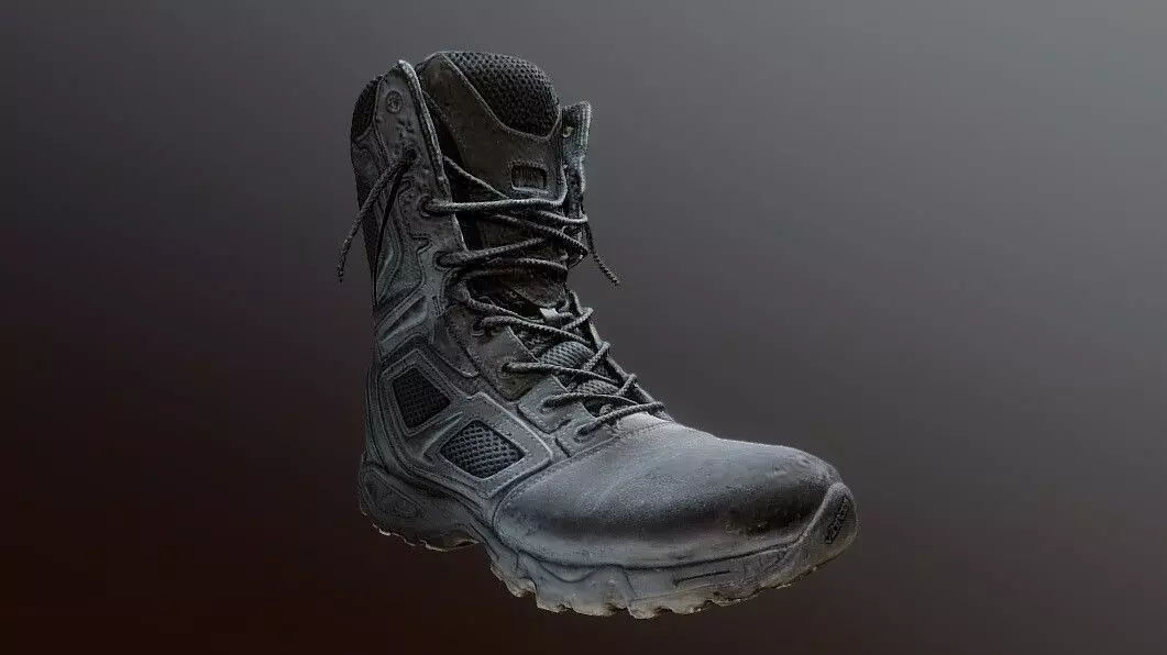 Magnum Elite Spider 8 boot Photogrammetry Free 3D model_0