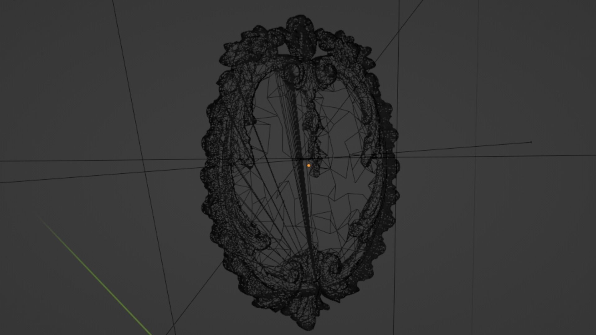 Classic decor ornament 199 3D model_6