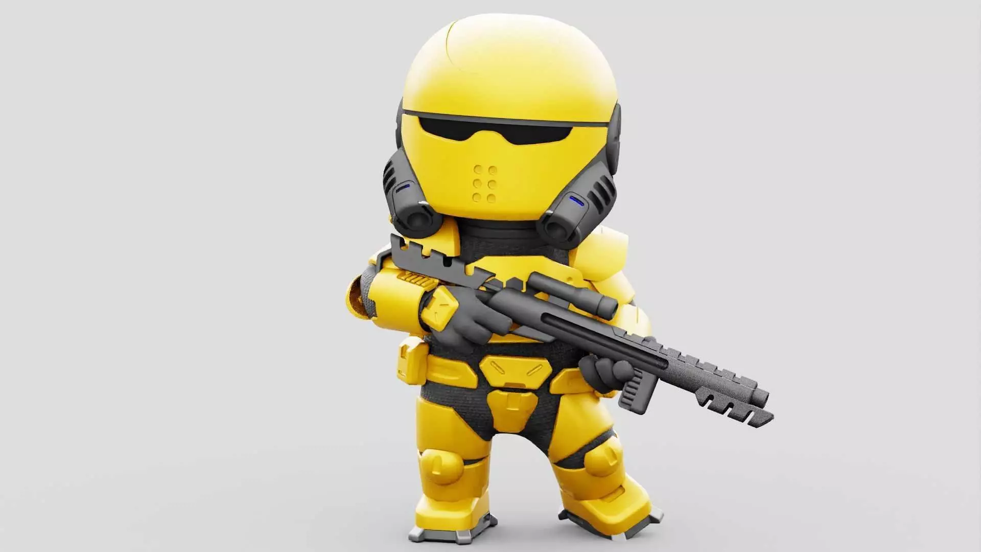 MARS COLONY TROOPER RIGGED 3D model