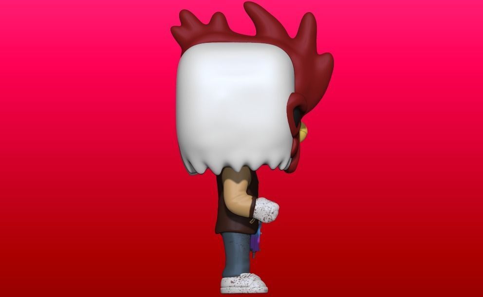 Jacket Funko Pop 3D print model_3
