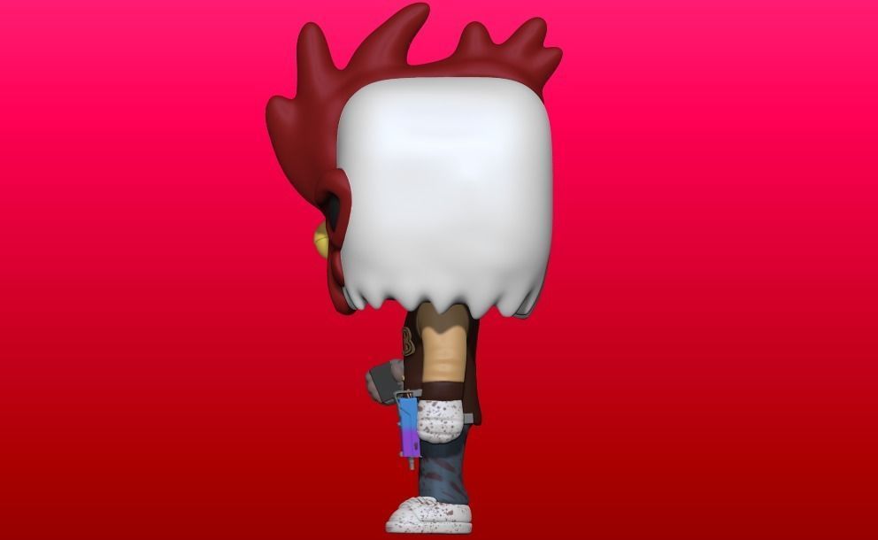 Jacket Funko Pop 3D print model_5