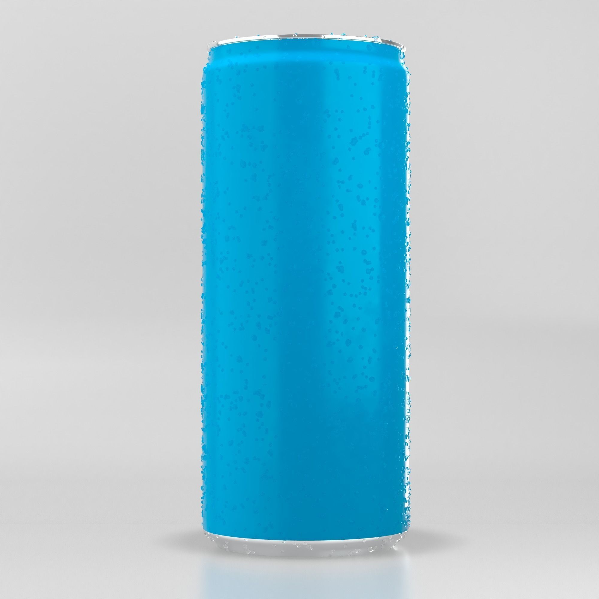 Beverage Can With Water Drops 330ml 33cl 500ml 50cl 3D model Free 3D model_4