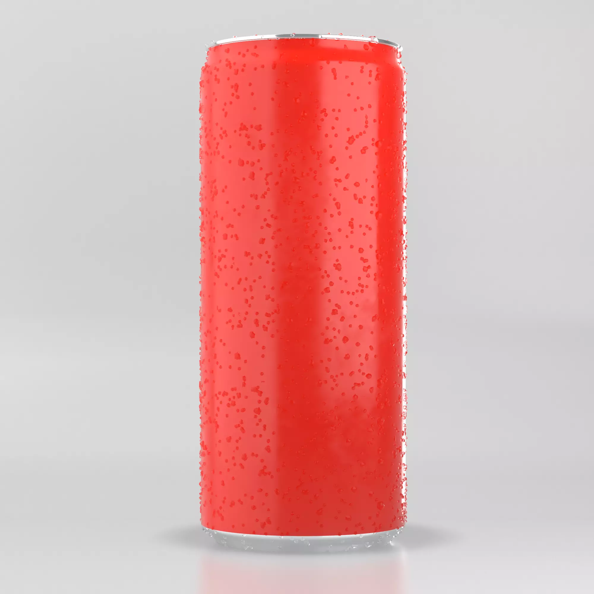 Beverage Can With Water Drops 330ml 33cl 500ml 50cl 3D model Free 3D model_0