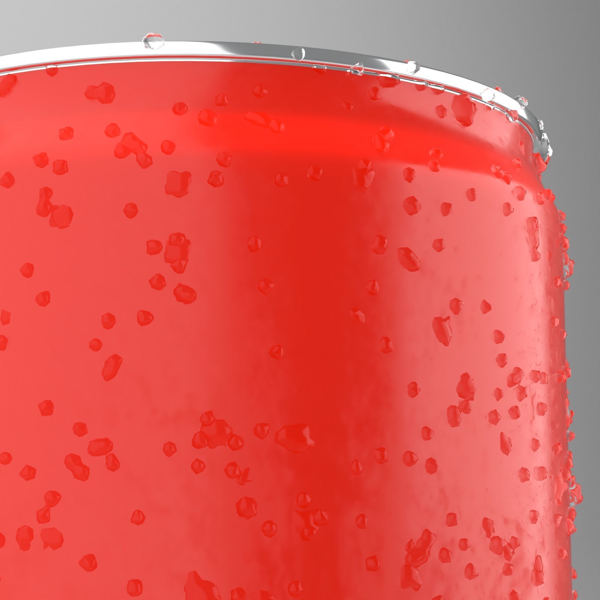 Beverage Can With Water Drops 330ml 33cl 500ml 50cl 3D model Free 3D model_1