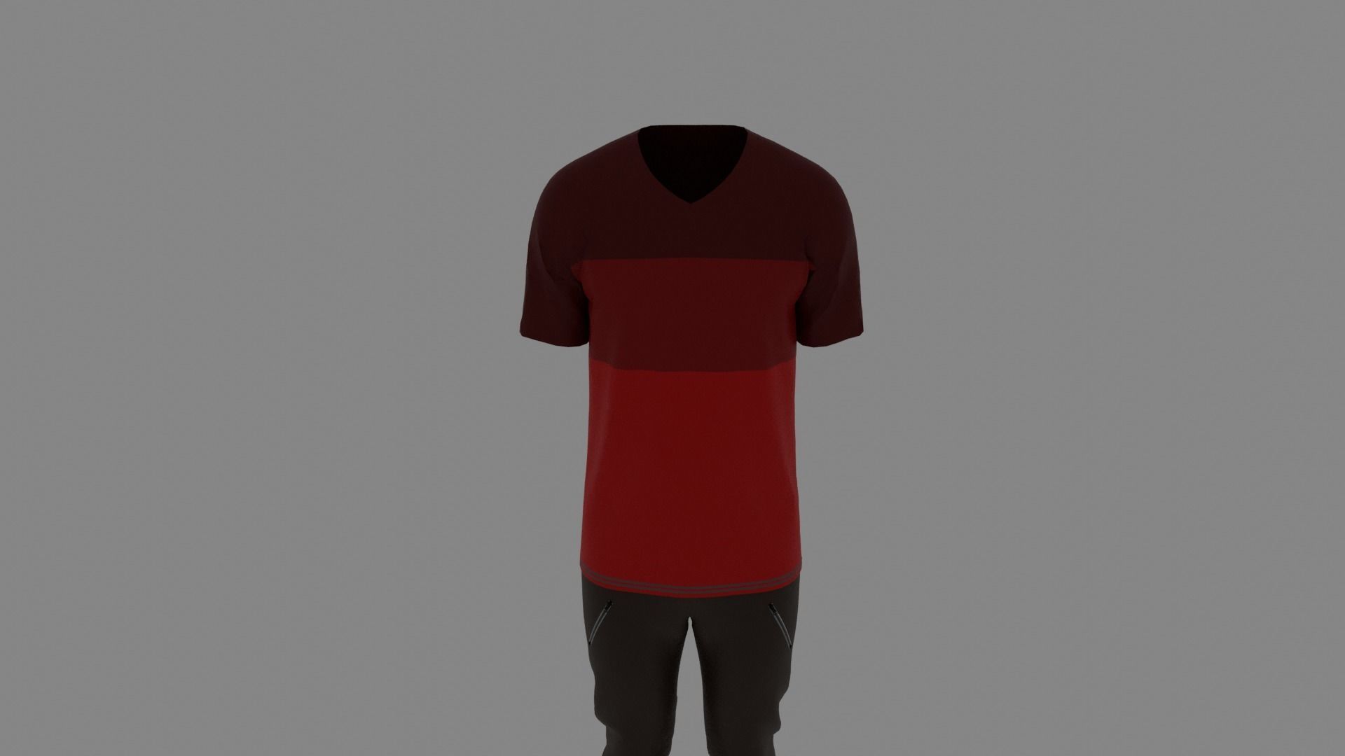 Man Clothes Low-poly 3D model_3