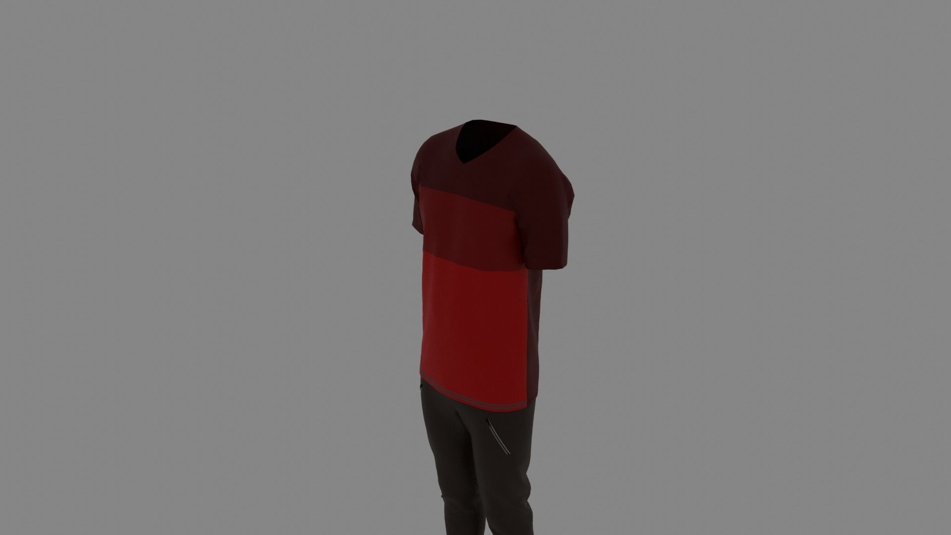 Man Clothes Low-poly 3D model_4