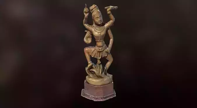 Shiva statuette Photogrammetry Free 3D model