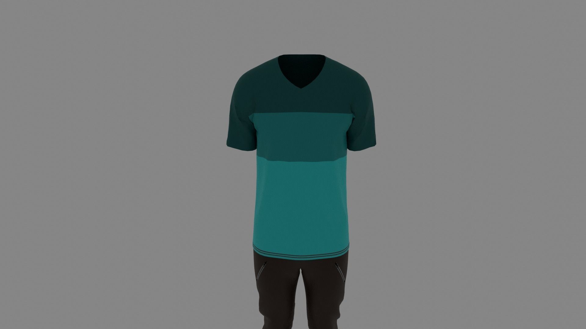 Man Clothes Low-poly 3D model_3