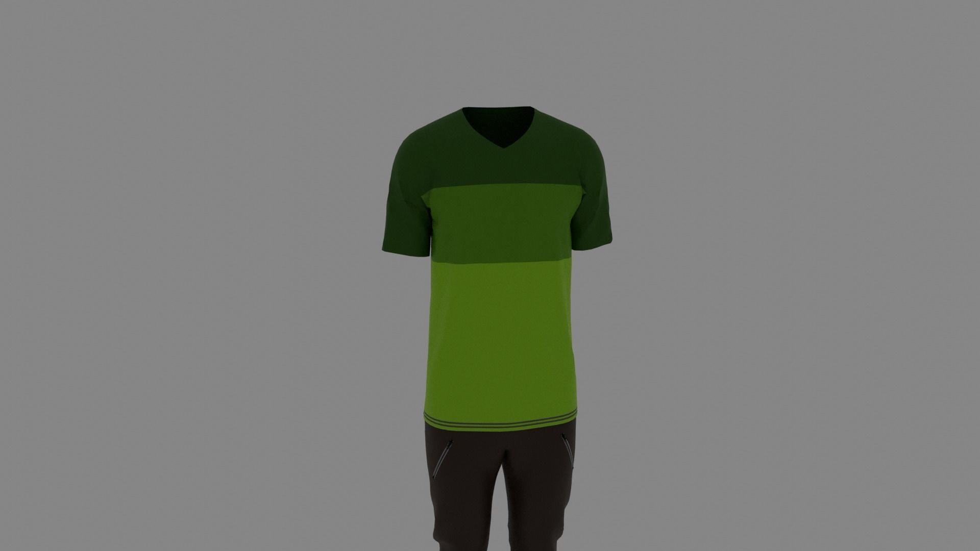 Man Clothes Low-poly 3D model_6