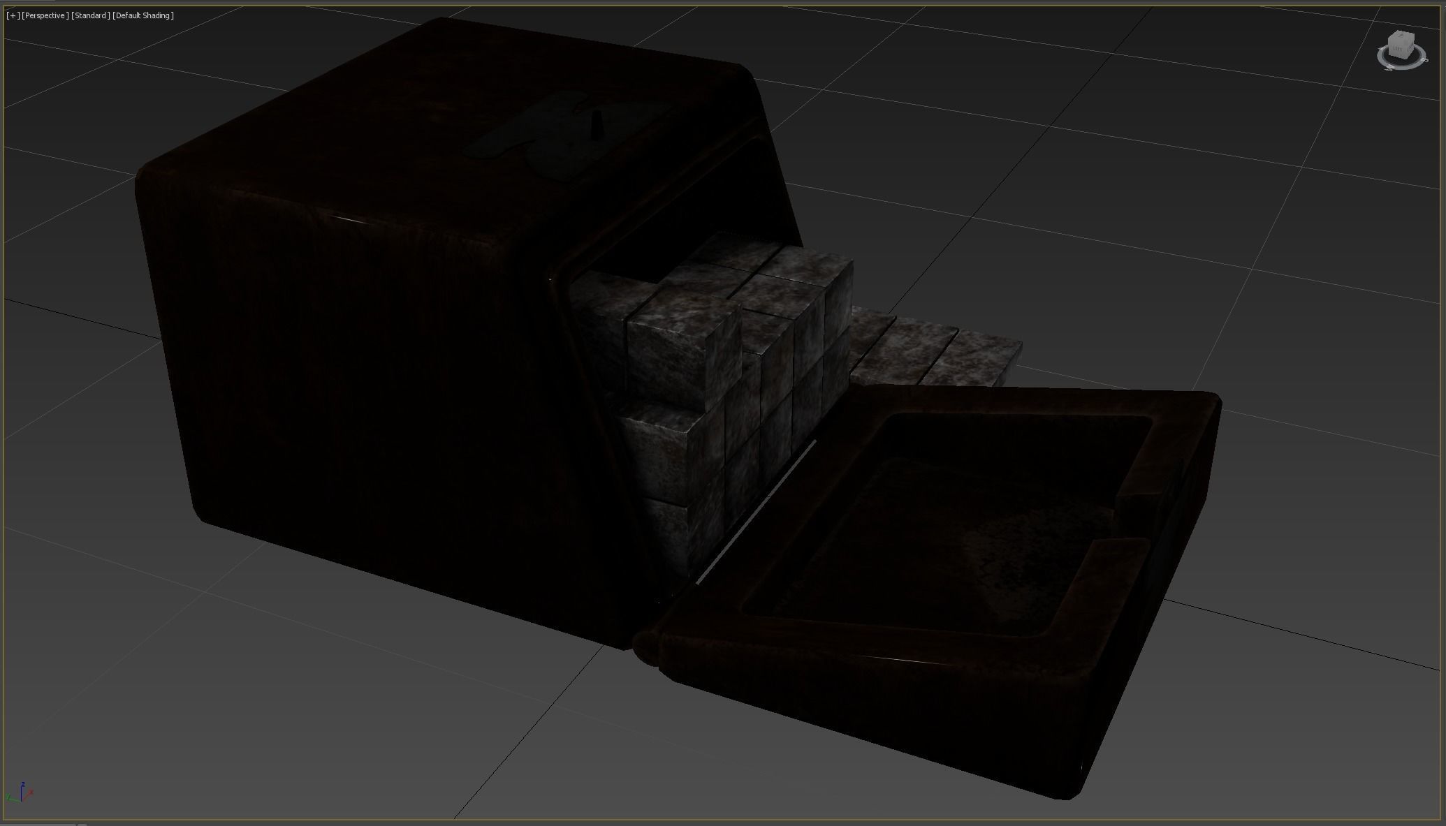 Medieval science Low-poly 3D model_9