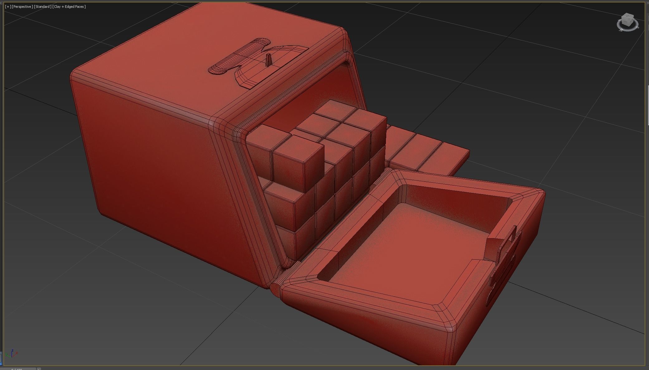 Medieval science Low-poly 3D model_7