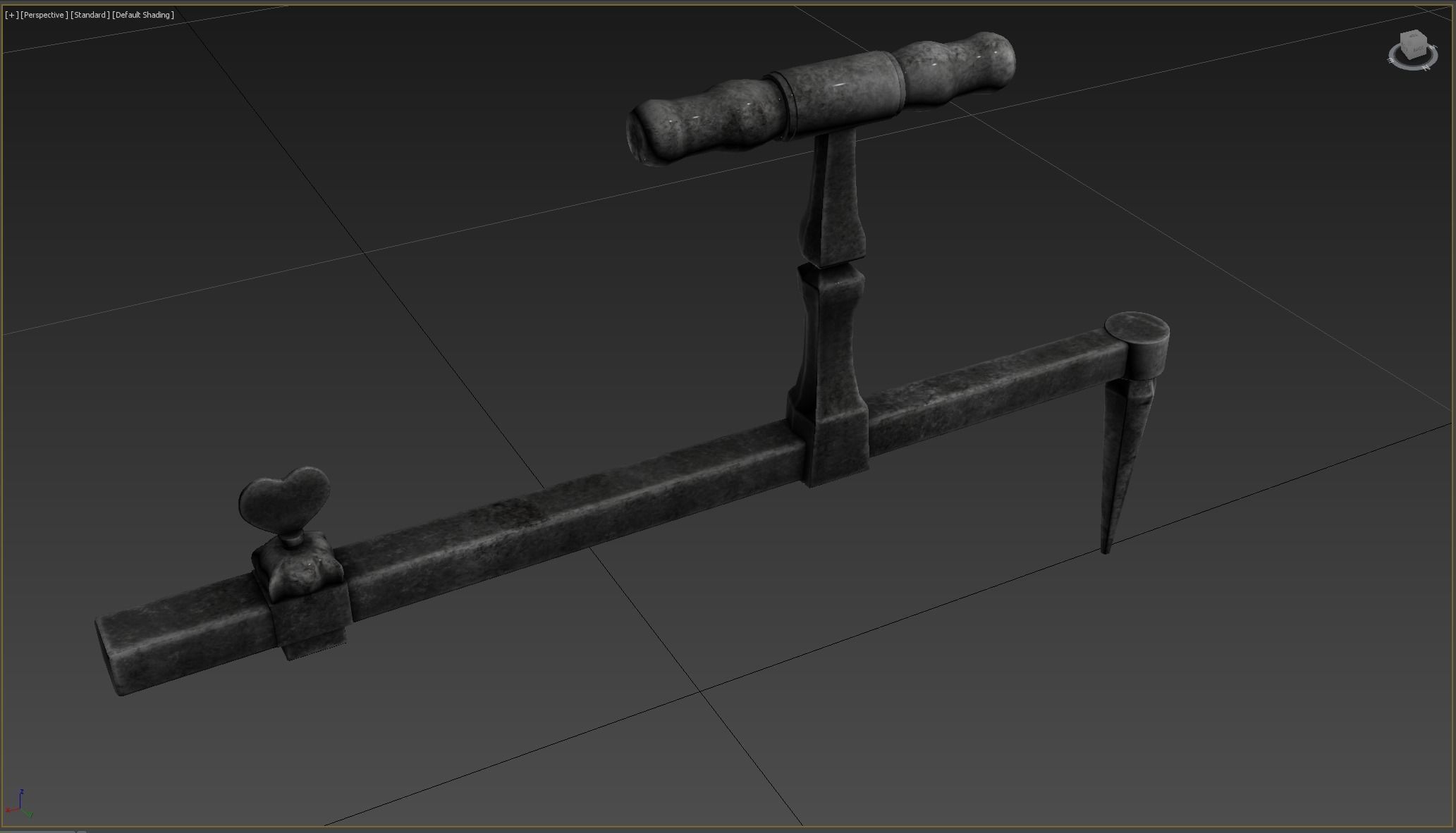 Medieval science  Low-poly 3D model_10