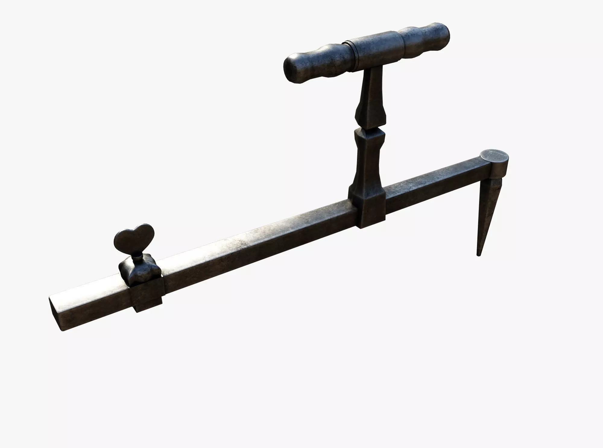 Medieval science  Low-poly 3D model_0