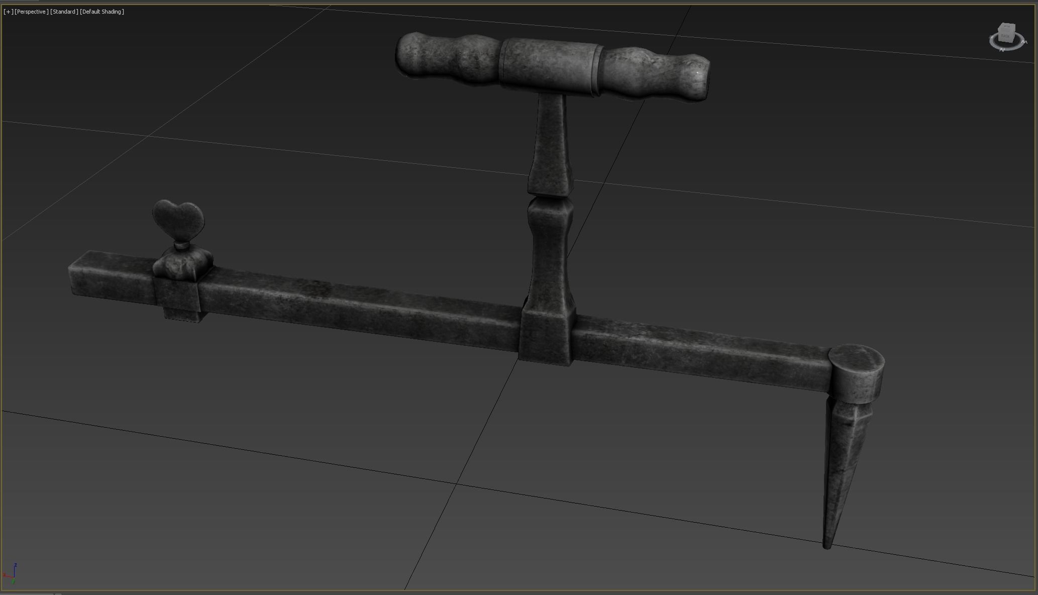 Medieval science  Low-poly 3D model_9