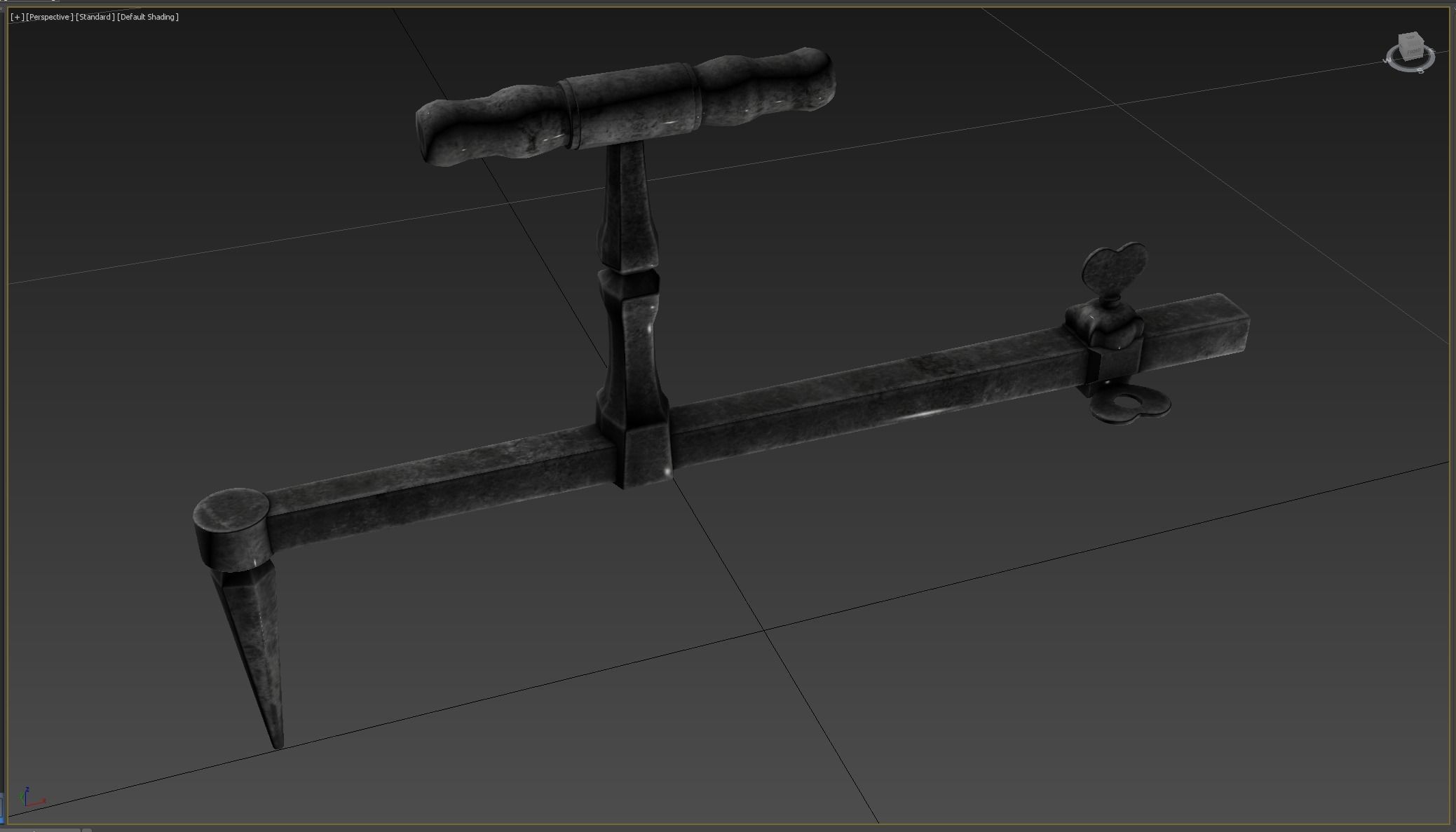 Medieval science  Low-poly 3D model_8