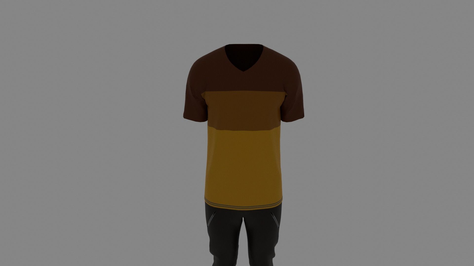 Man Clothes Low-poly 3D model_3