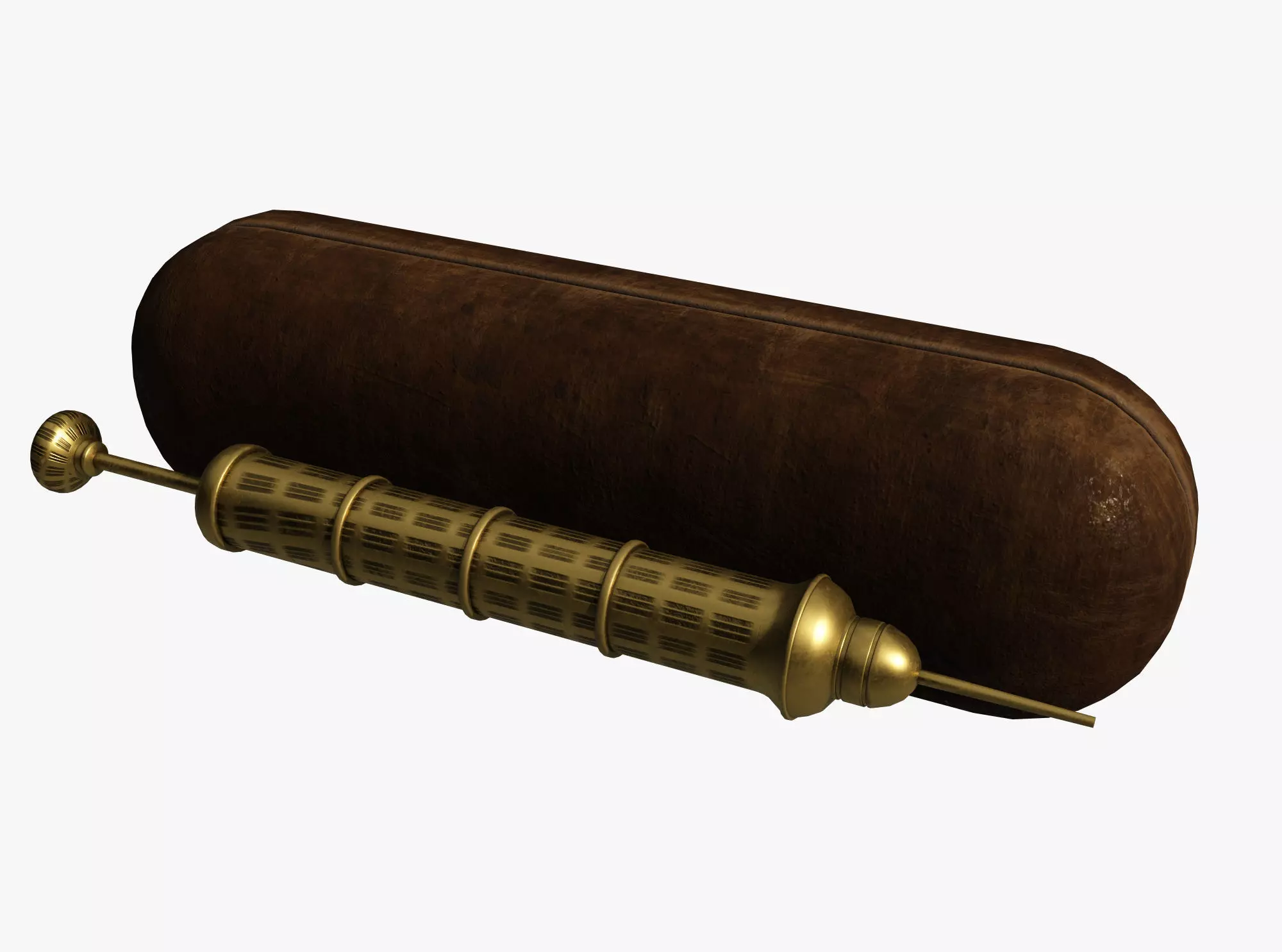 Medieval science Low-poly 3D model