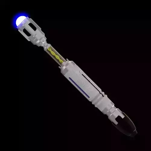 10th Doctor Who Articulated Sonic Screwdriver 3D print model