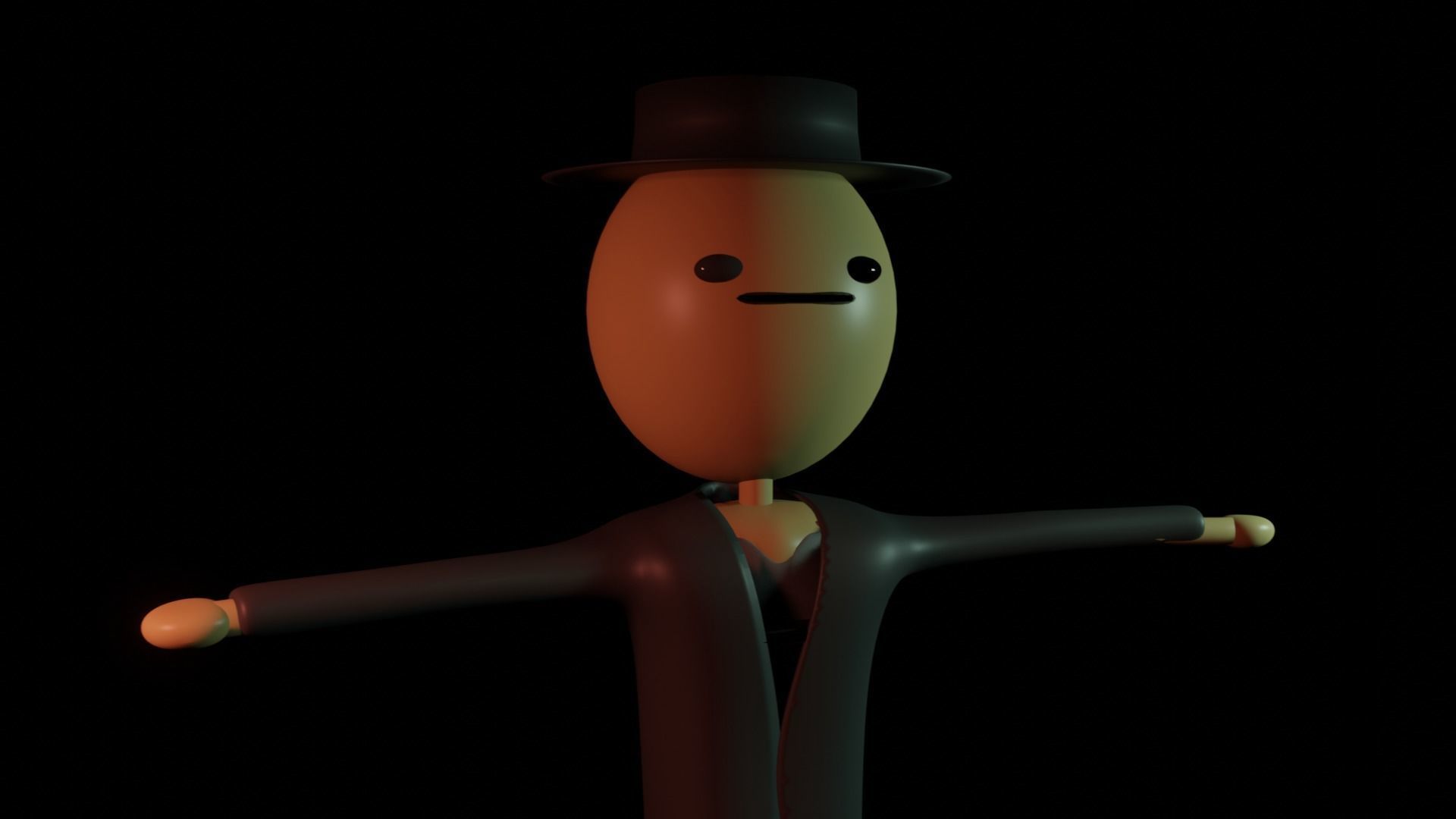 A FREE cartoon style rigged character  Free low-poly 3D model_2