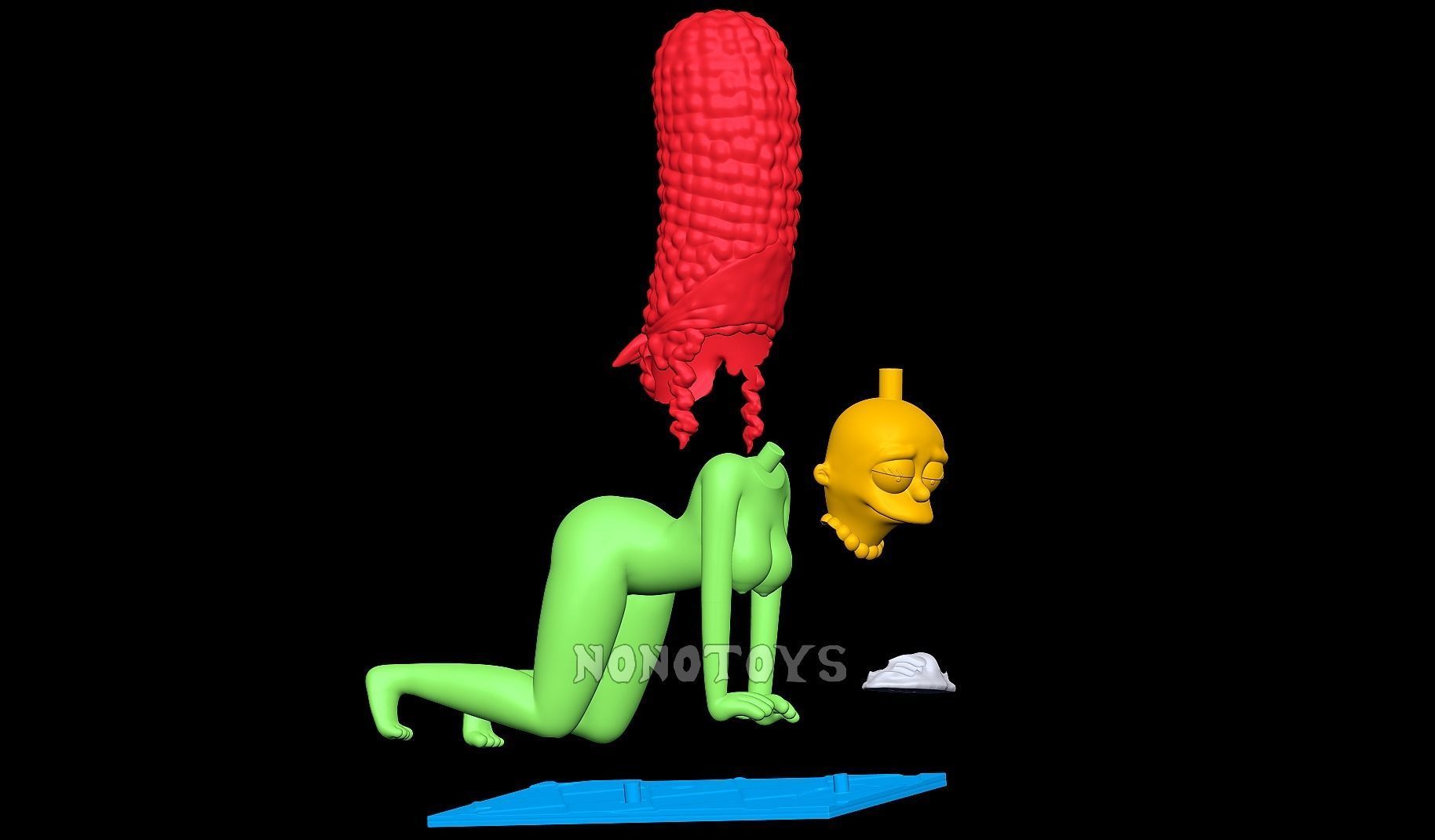 Marge NSFW 3D print model_13