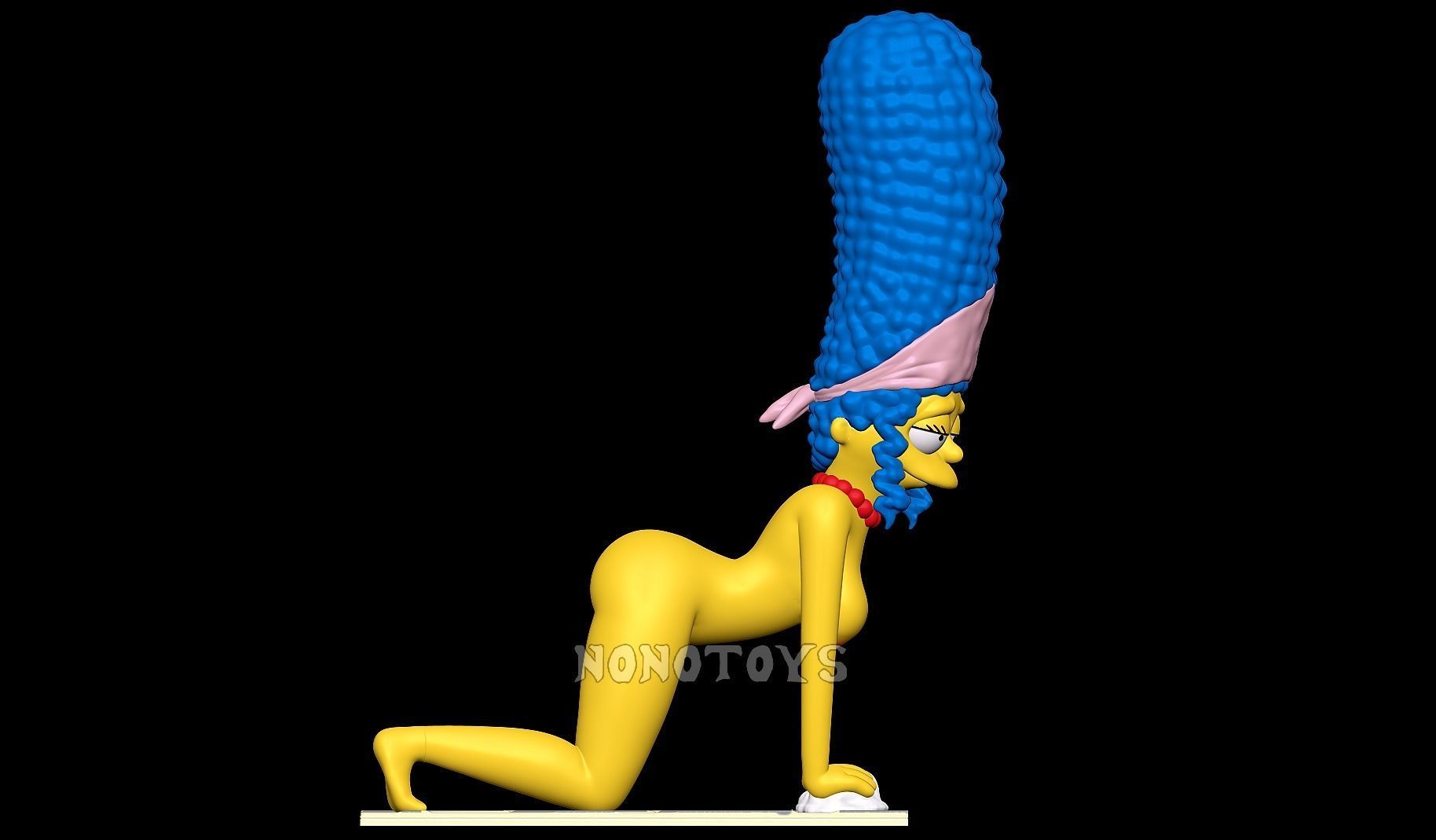 Marge NSFW 3D print model_8
