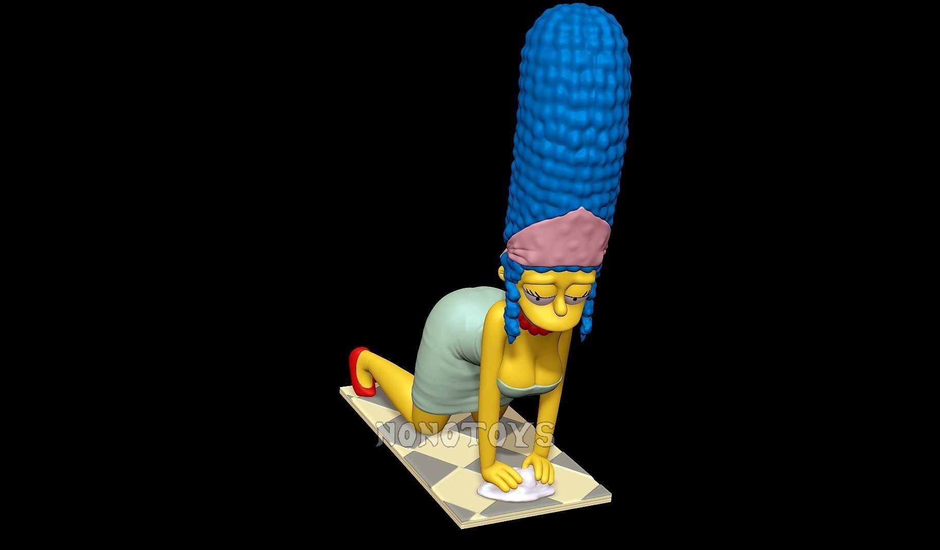 Marge NSFW 3D print model_4