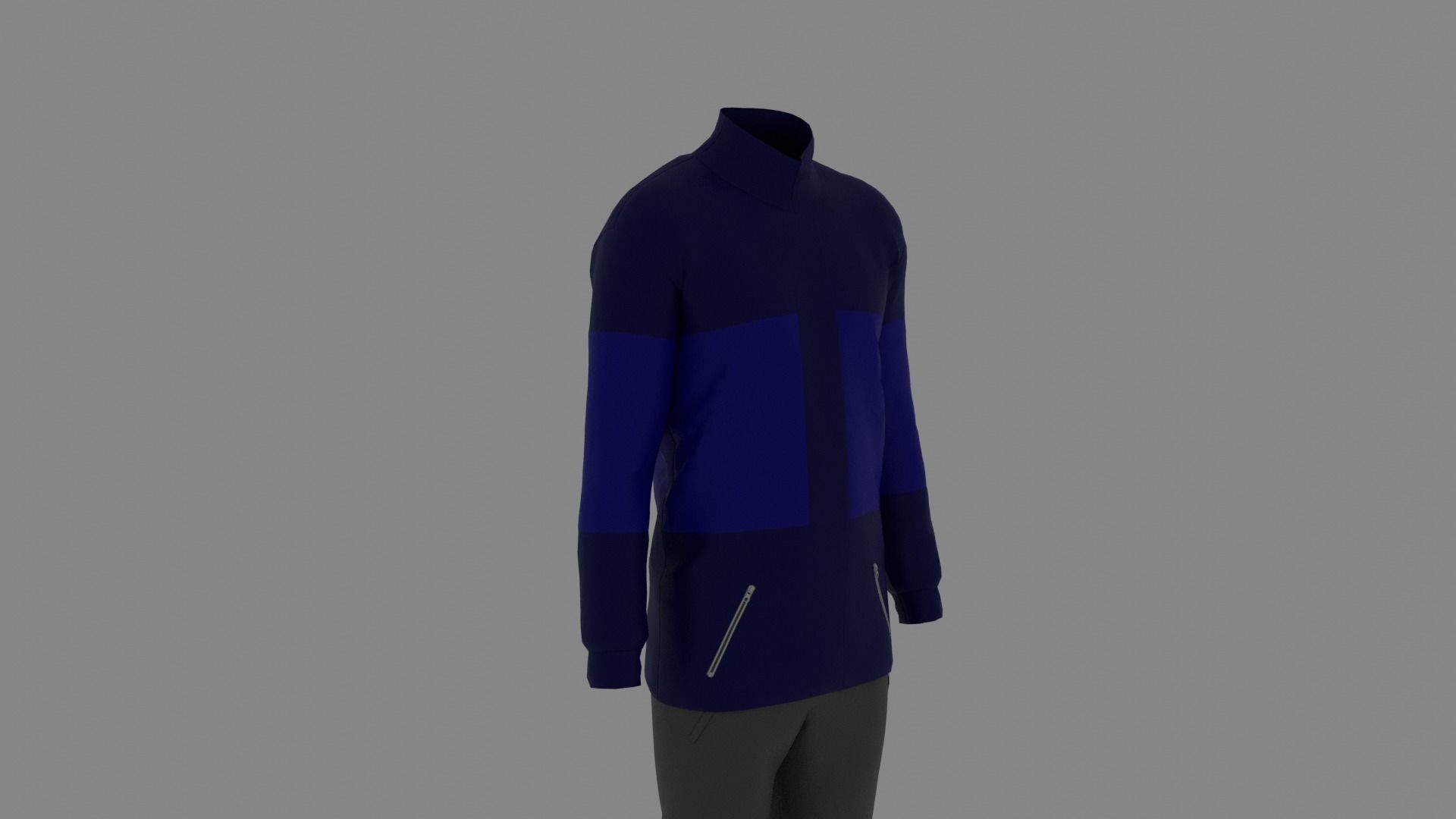 Man Clothes Low-poly 3D model_2