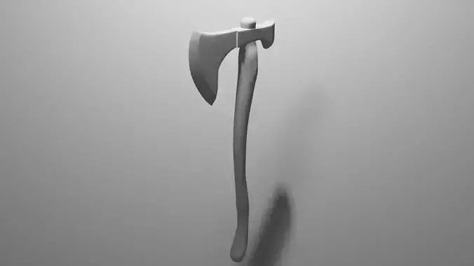 Celtic Axe - game ready model Low-poly 3D model