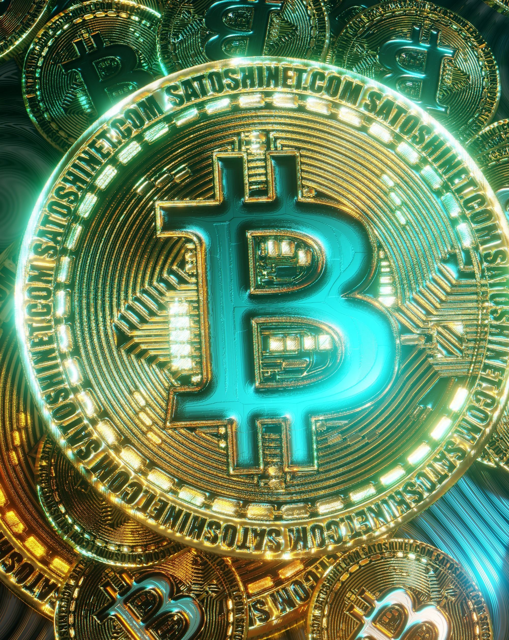 Bitcoin Crypto Coin Free 3D model_5