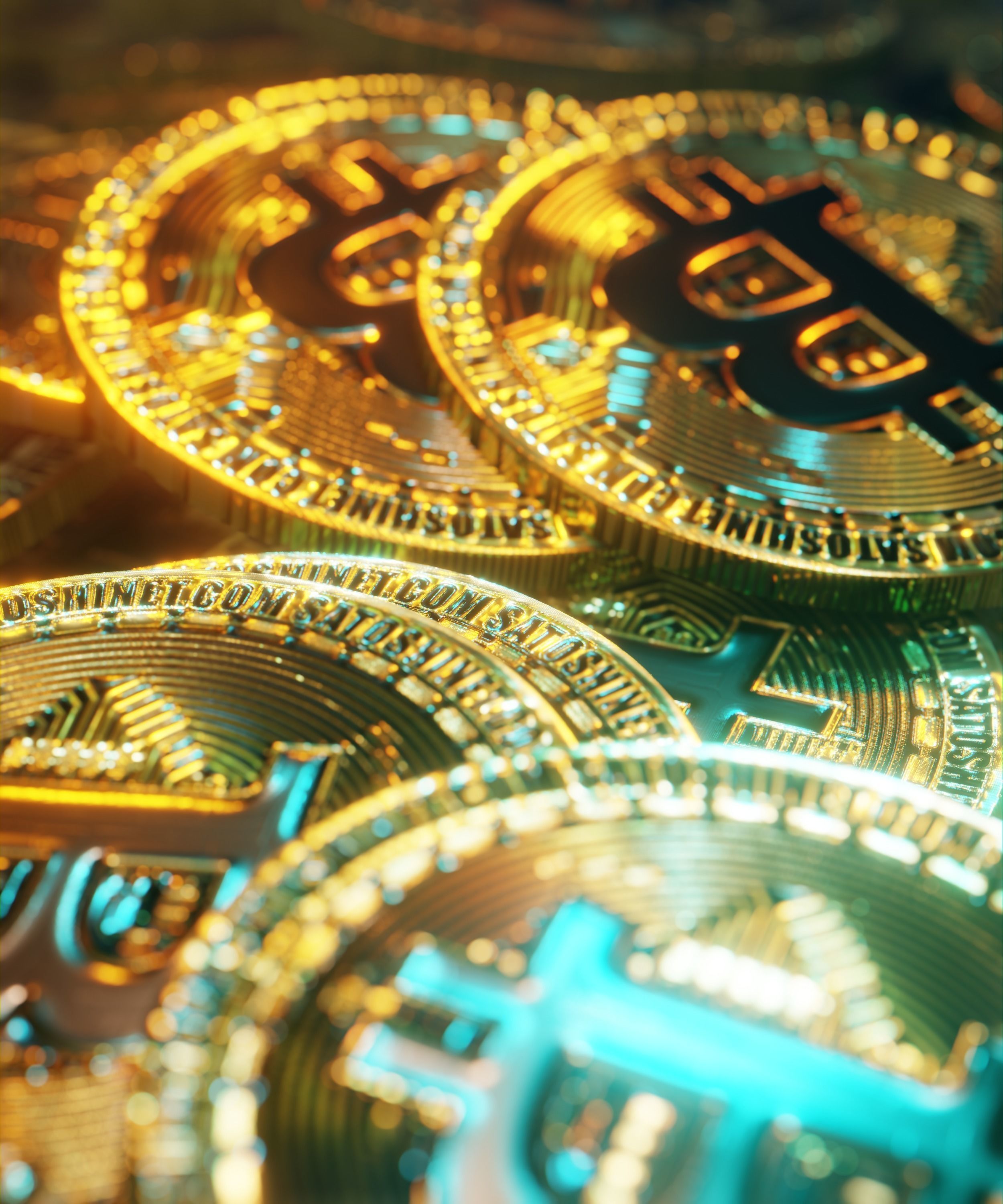 Bitcoin Crypto Coin Free 3D model_4