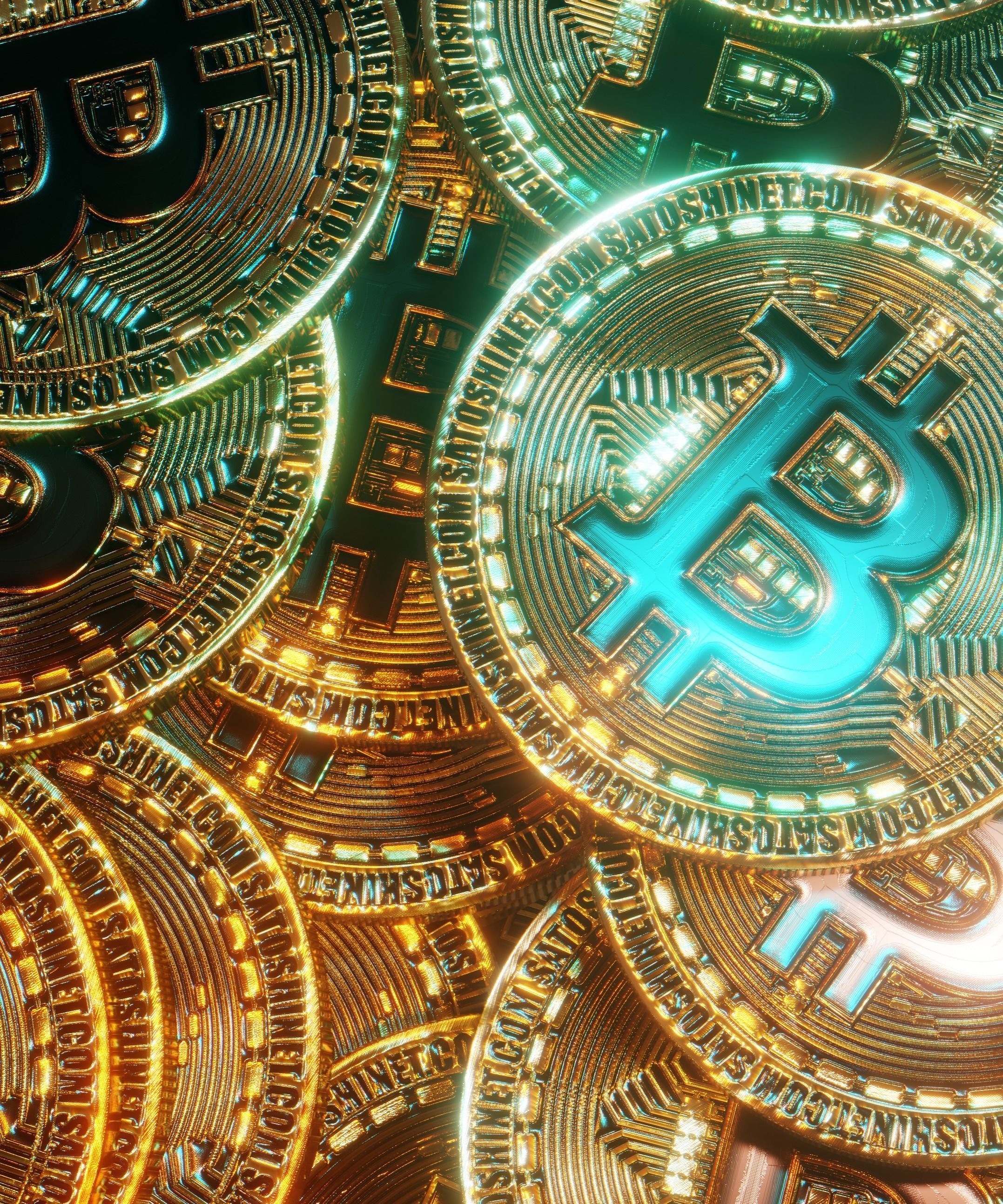 Bitcoin Crypto Coin Free 3D model_2