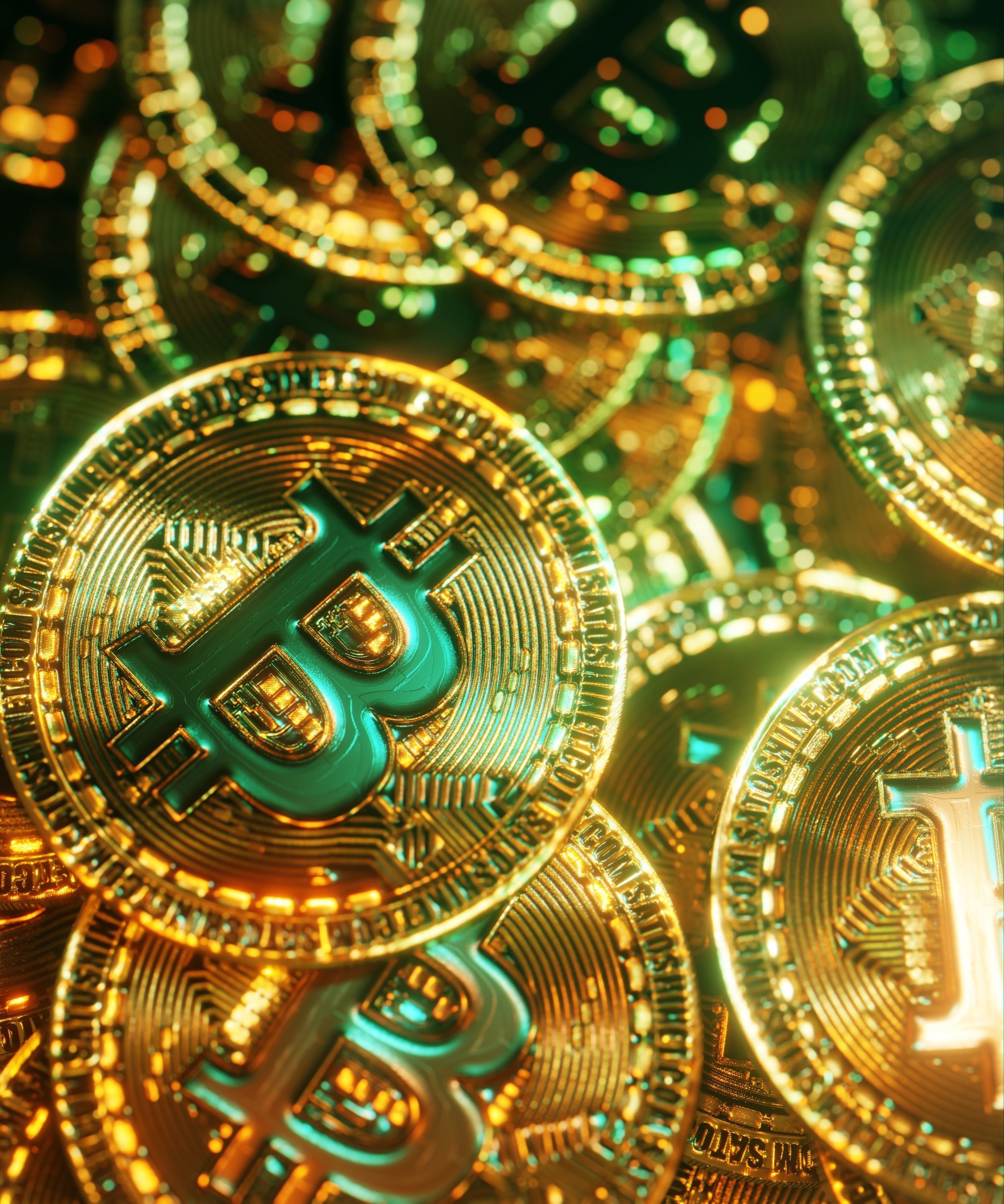 Bitcoin Crypto Coin Free 3D model_1