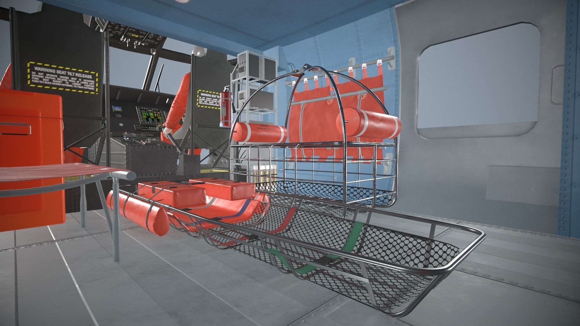 Sikorsky MH-60J Jay Hawk Basic Animation Low-poly 3D model_18