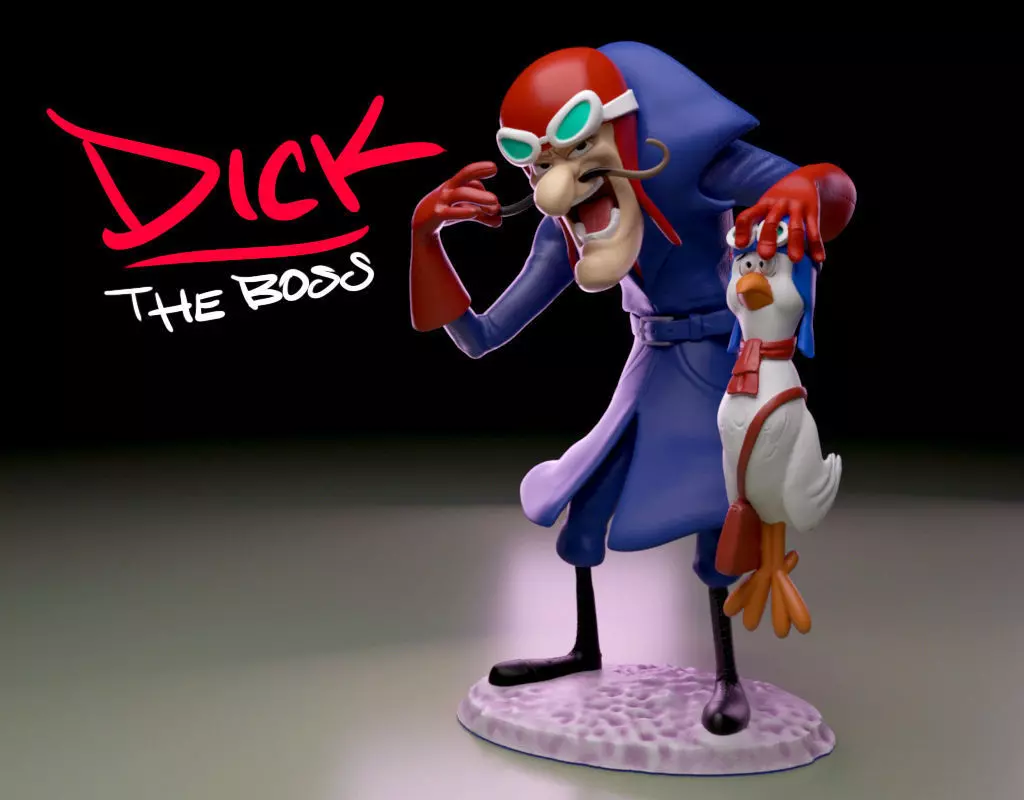 Dick Dastardly - Catching Doodle 3D print model