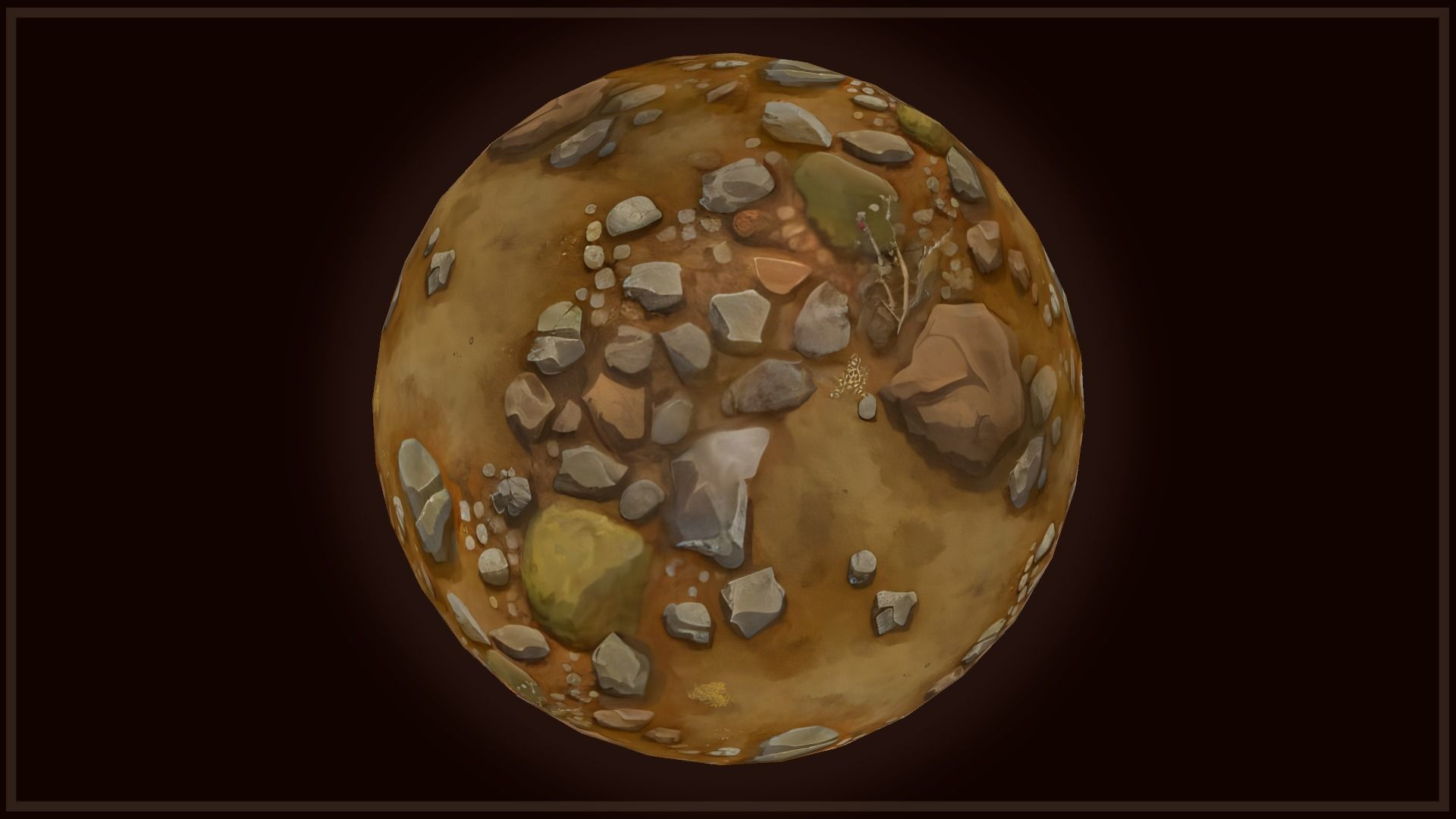 Ground - Earth and Rocks - 20 TEXTURES - Hand-painted -PACK 2--- Texture_11